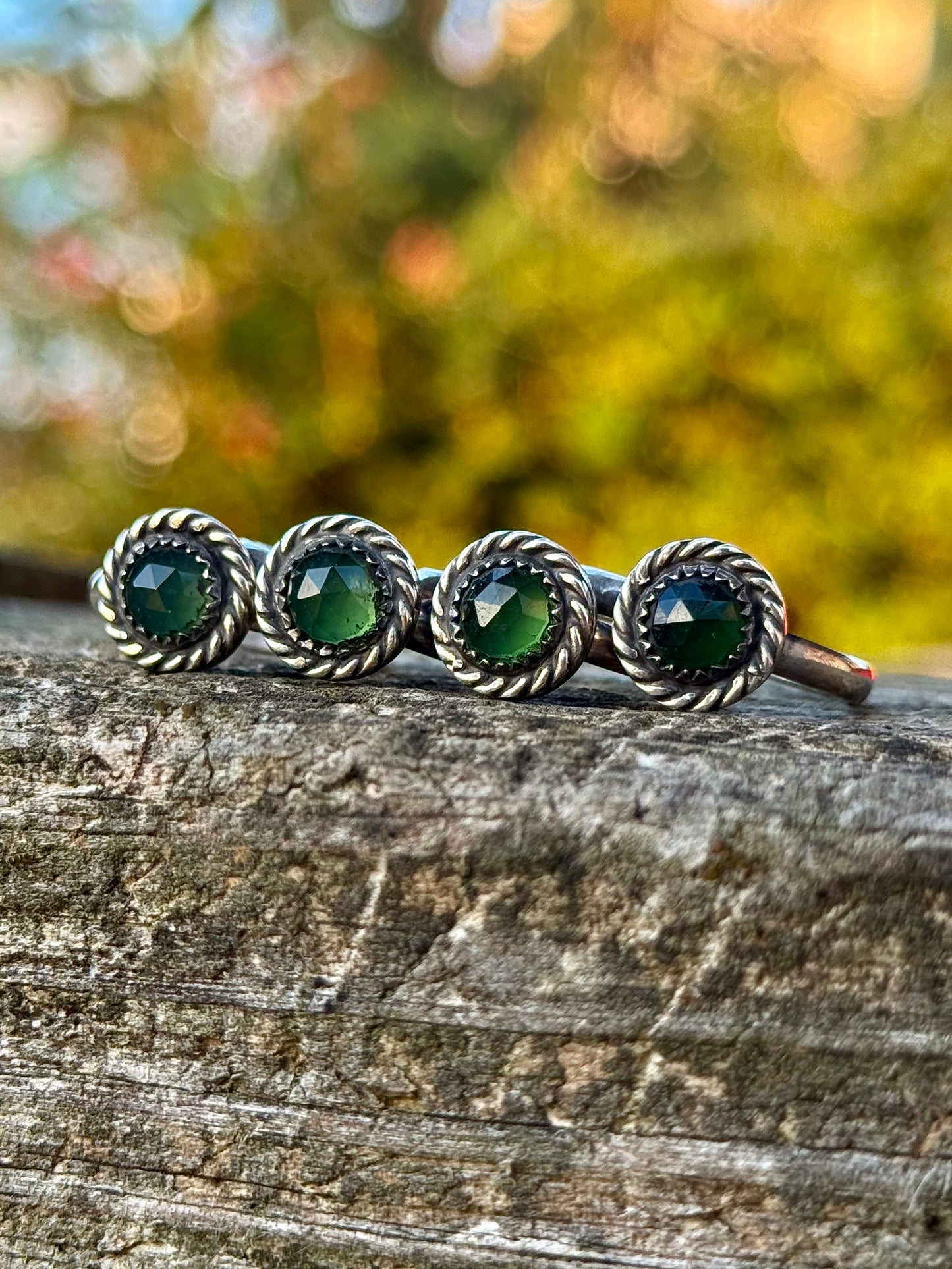 Green Serpentine Ring