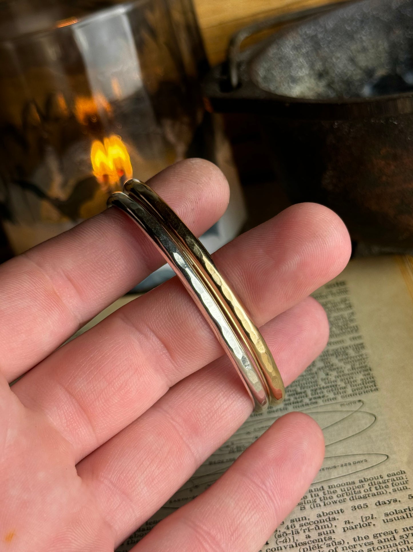 Hammered Gold or Silver Cuff, Hammered Bracelet, Silver Hammered Cuff, Sterling Cuff, Hammered Jewelry, Sterling Silver Cuff, Handmade