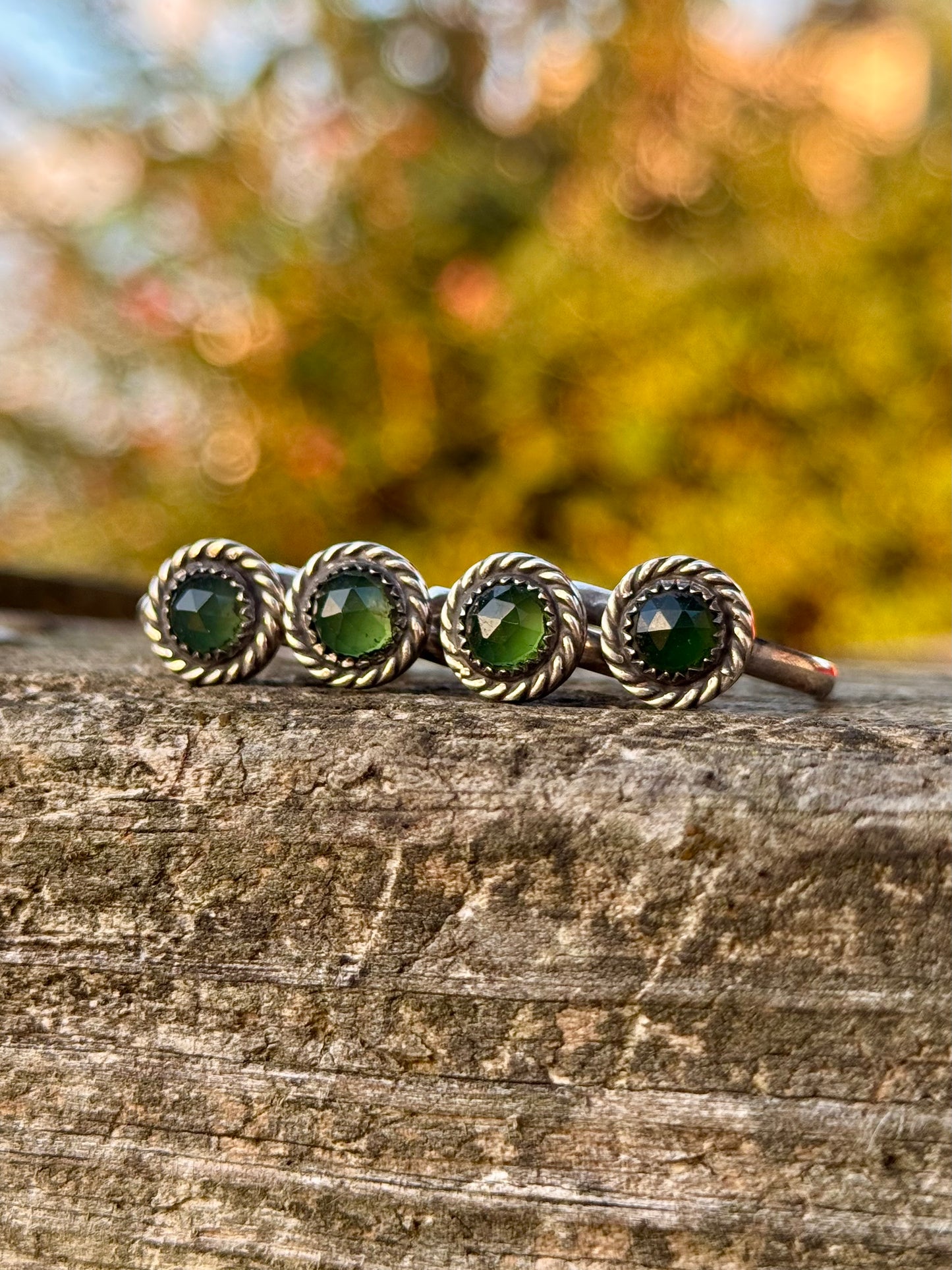 Green Serpentine Ring