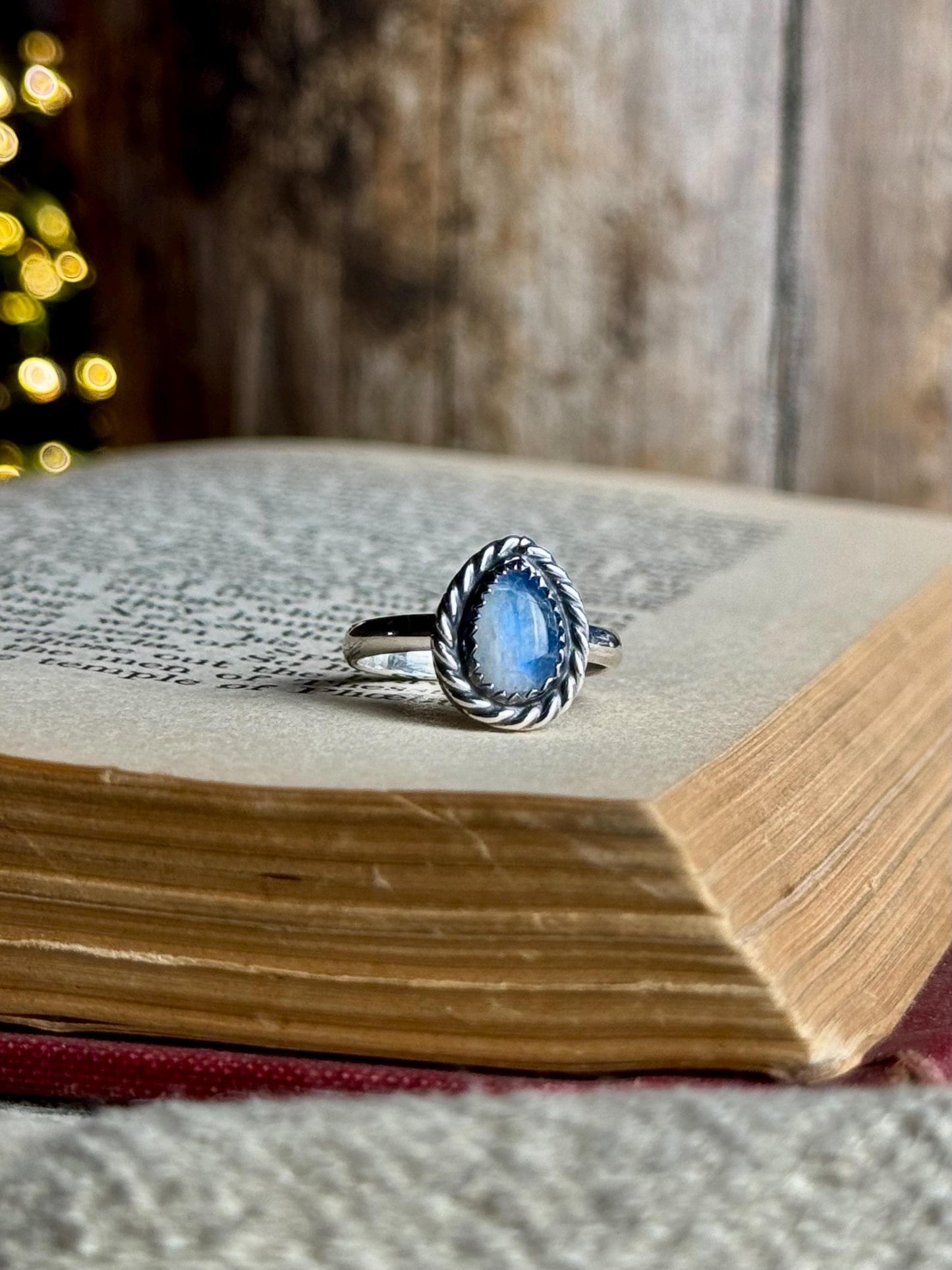 Moonstone Ring, Size 7.5 Ring, Sterling Moonstone Ring, Moon Ring, Moonstone, Sterling Silver Ring, Handmade Ring, Size 7.5 Moonstone, Ring