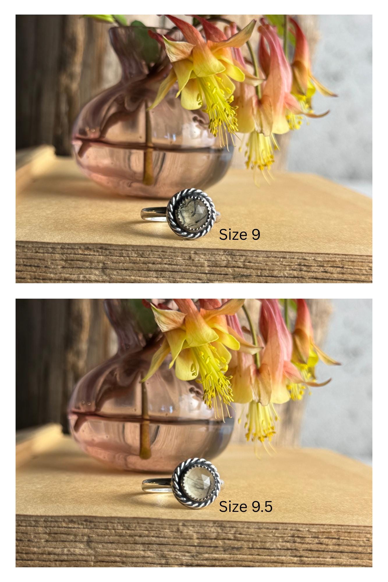Prehnite Ring, Prehnite Jewelry, Green Ring, Green Faceted Ring, Sterling Silver Jewelry, Handmade Ring, Prehnite, Gemmy Ring, Made in USA