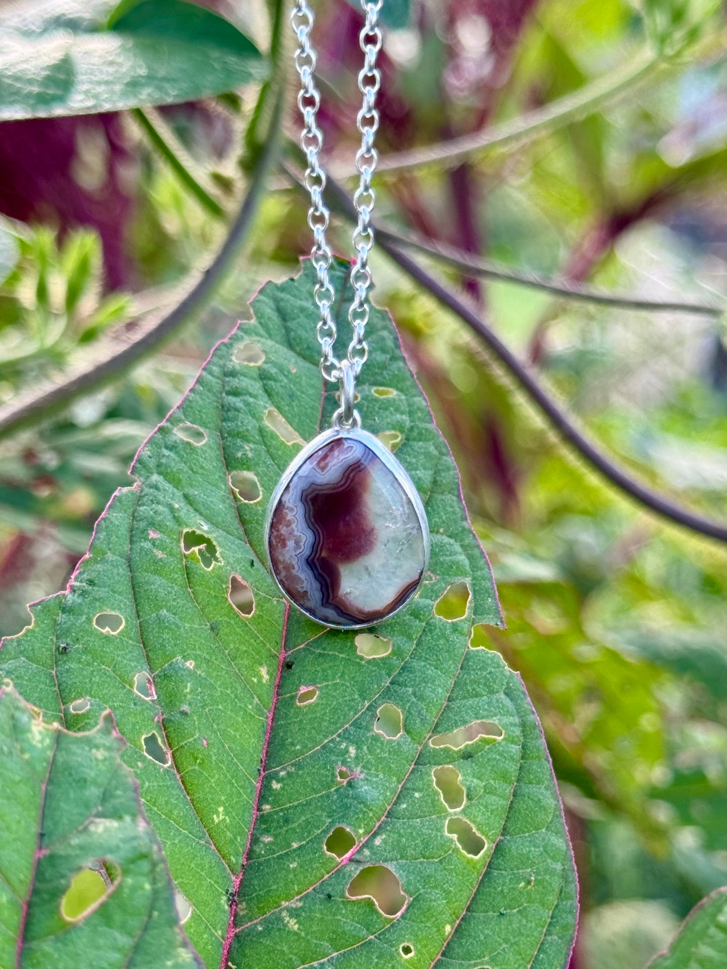 Kentucky Agate with Clear Quartz
