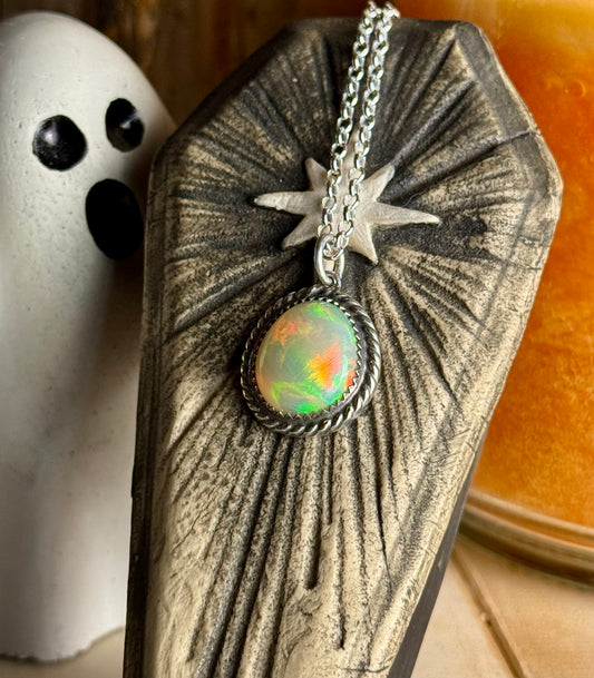 Large Opal Necklace