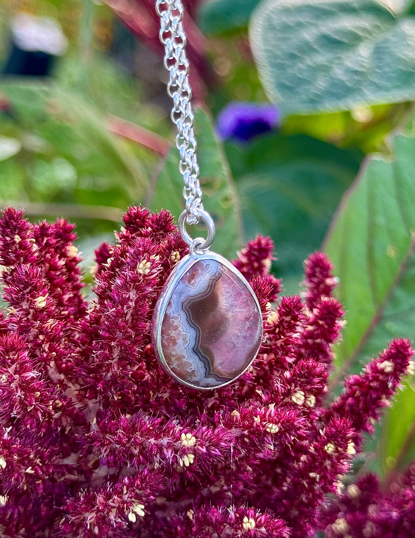 Kentucky Agate with Clear Quartz