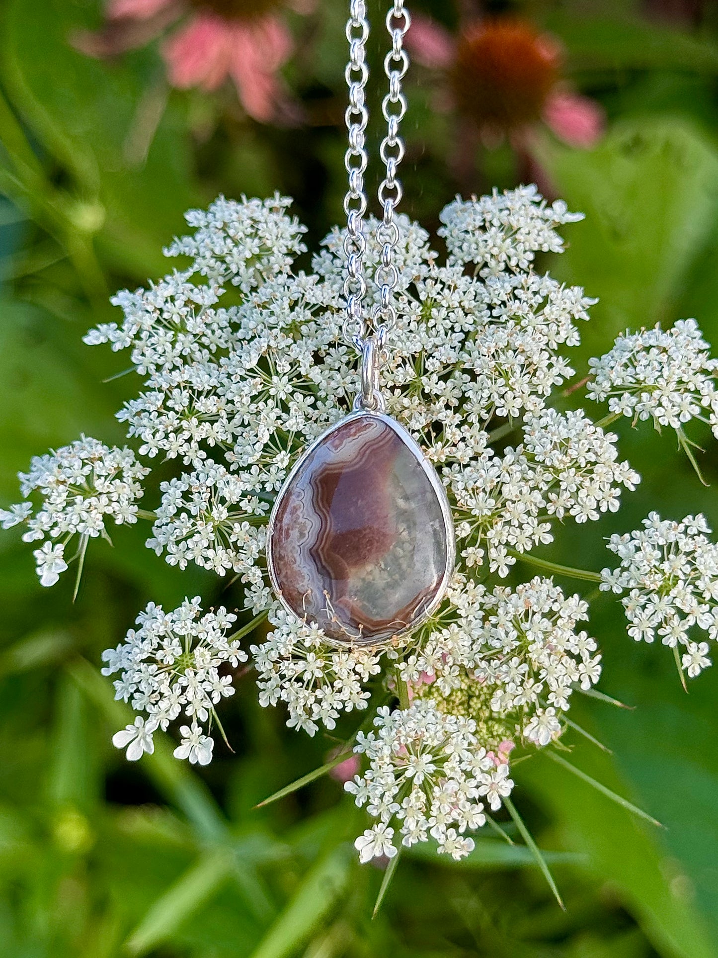Kentucky Agate with Clear Quartz