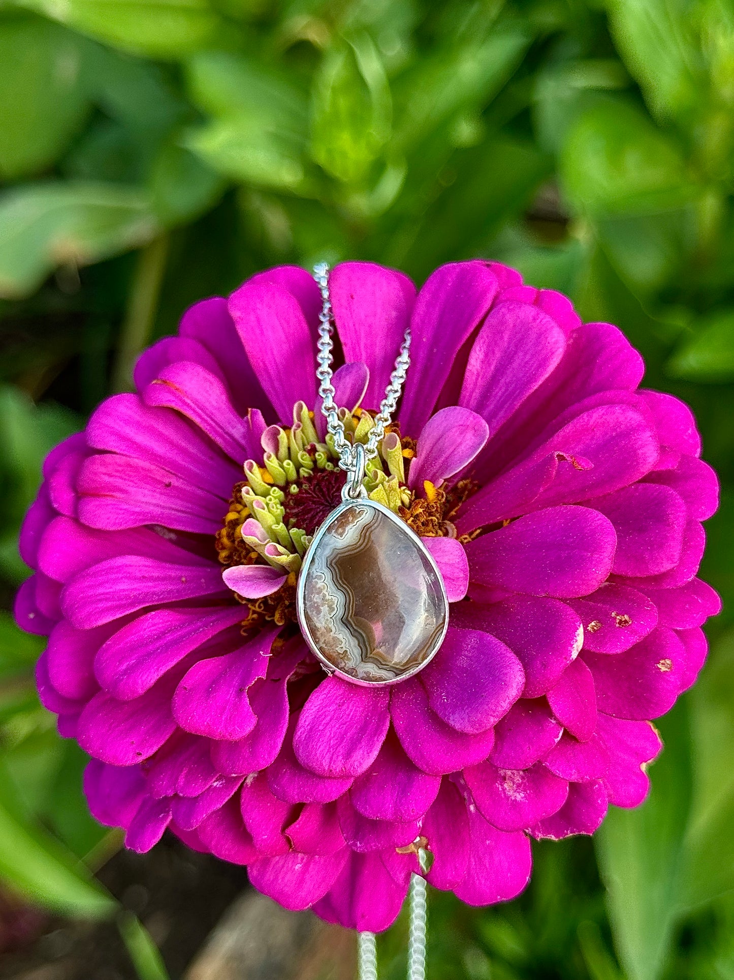 Kentucky Agate with Clear Quartz