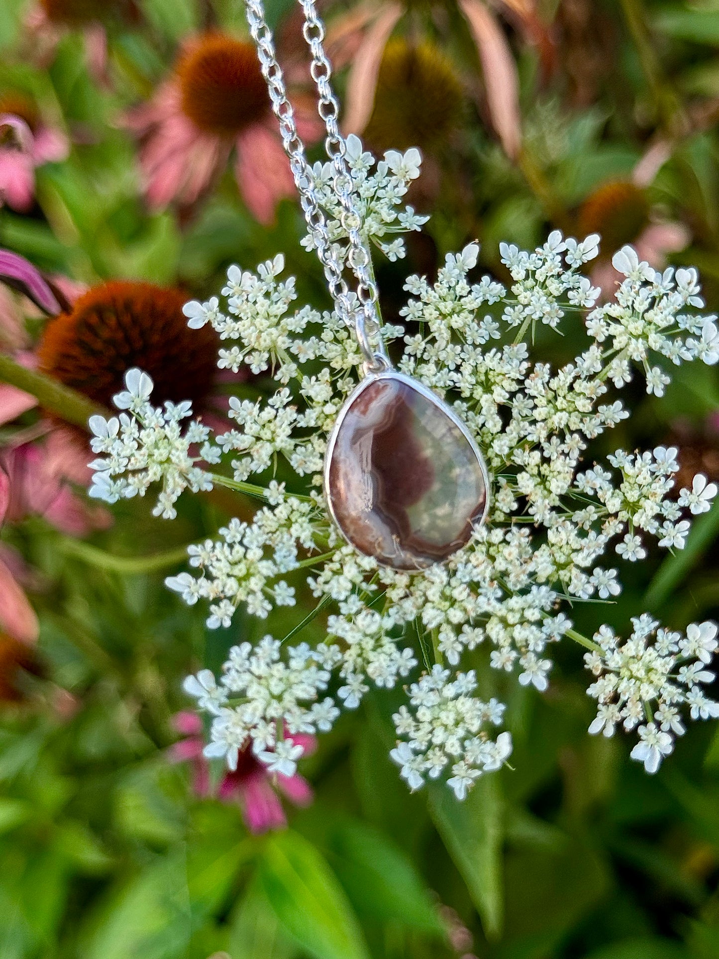 Kentucky Agate with Clear Quartz