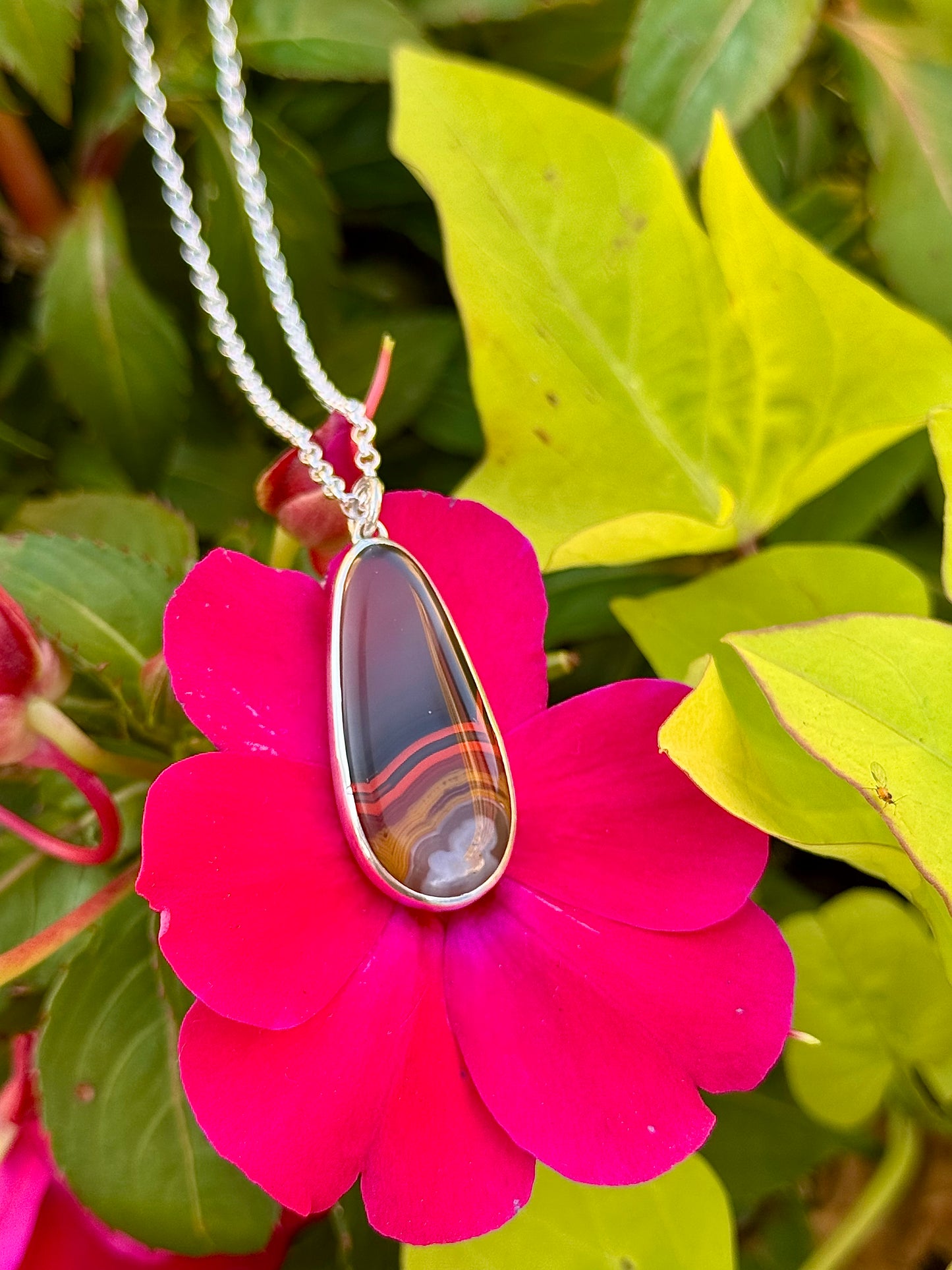 Flawless Red and Black KY Agate
