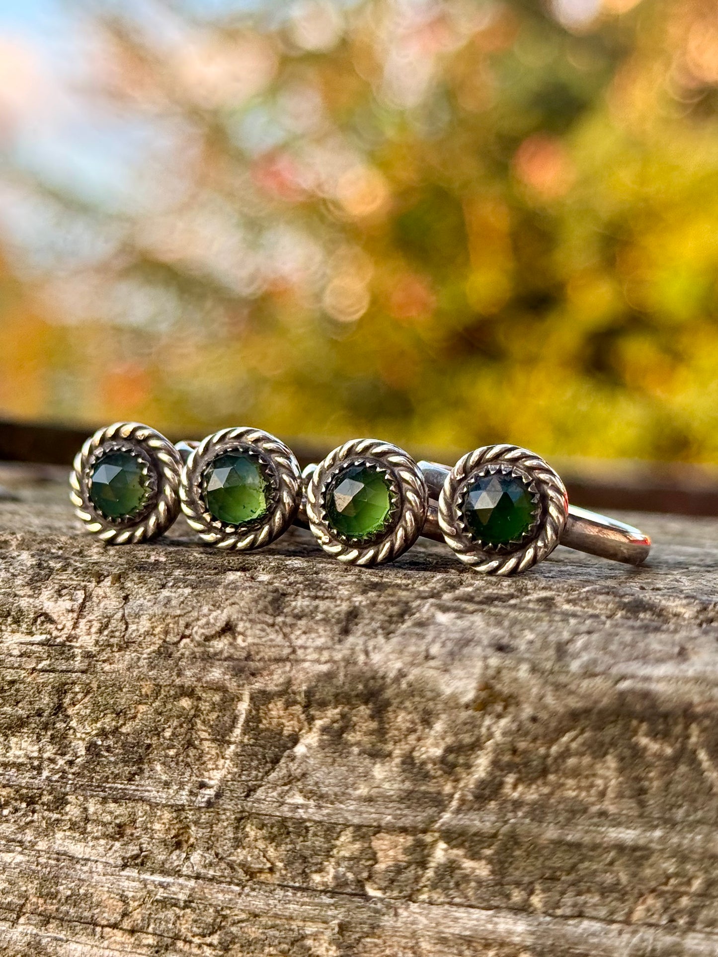 Green Serpentine Ring
