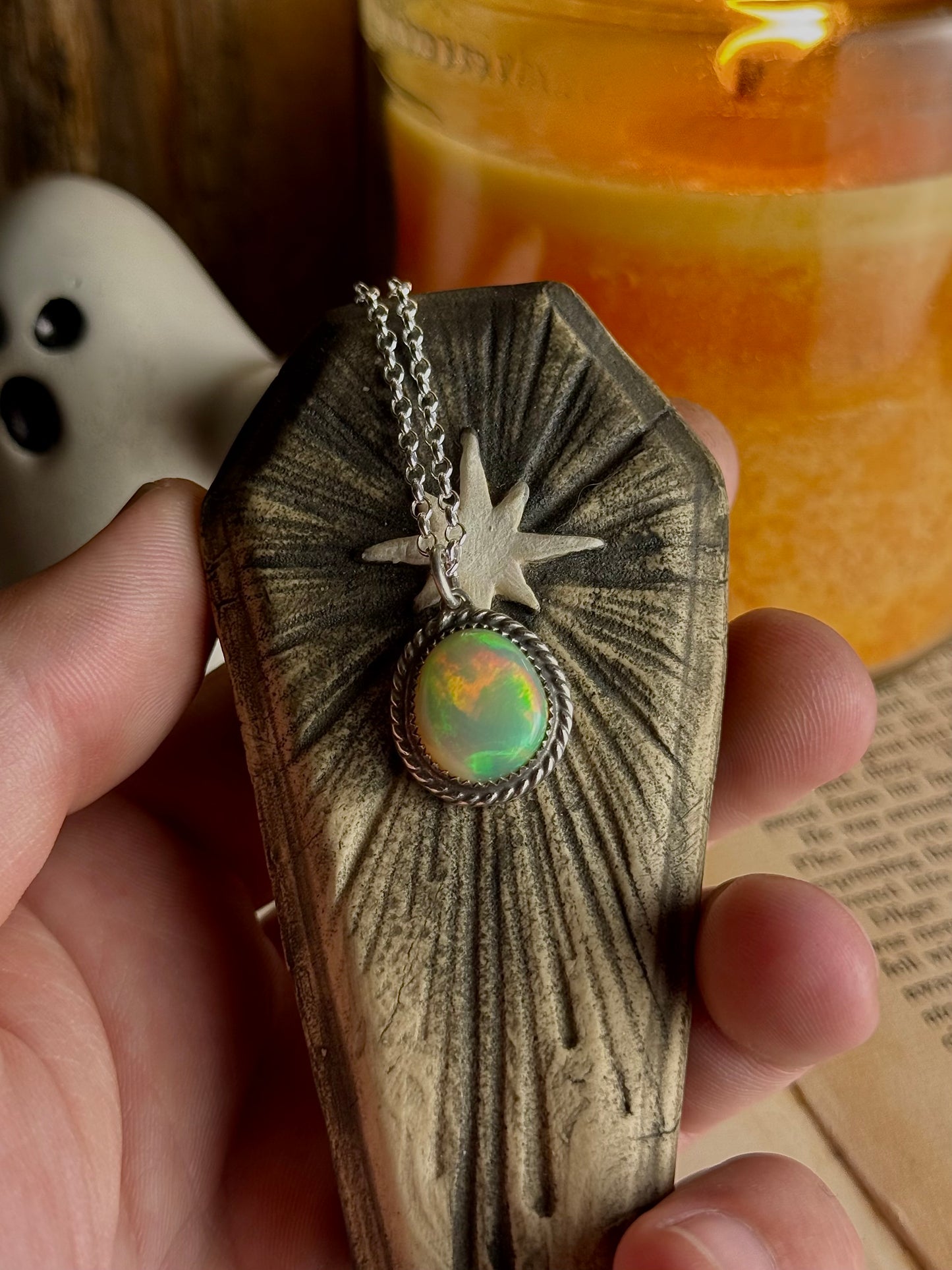 Large Opal Necklace