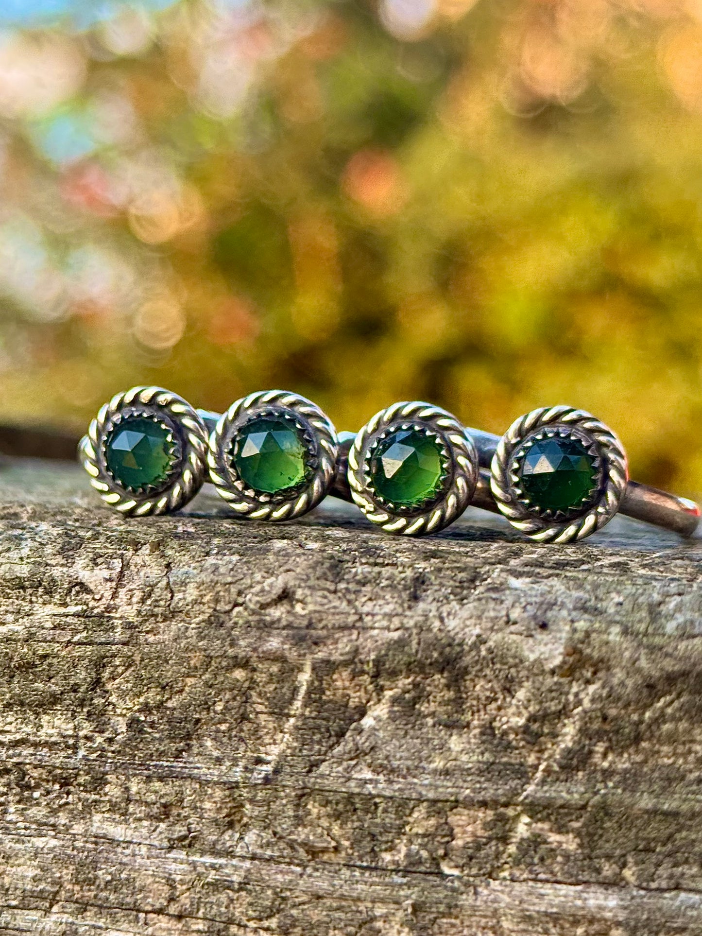 Green Serpentine Ring