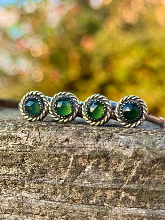 Green Serpentine Ring